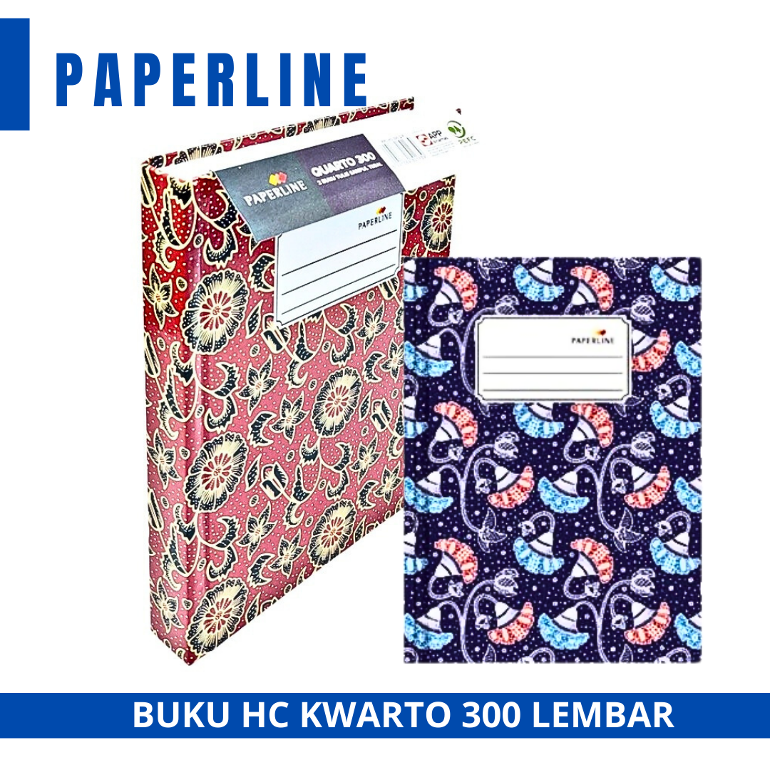 Buku quarto 300 lembar paperline