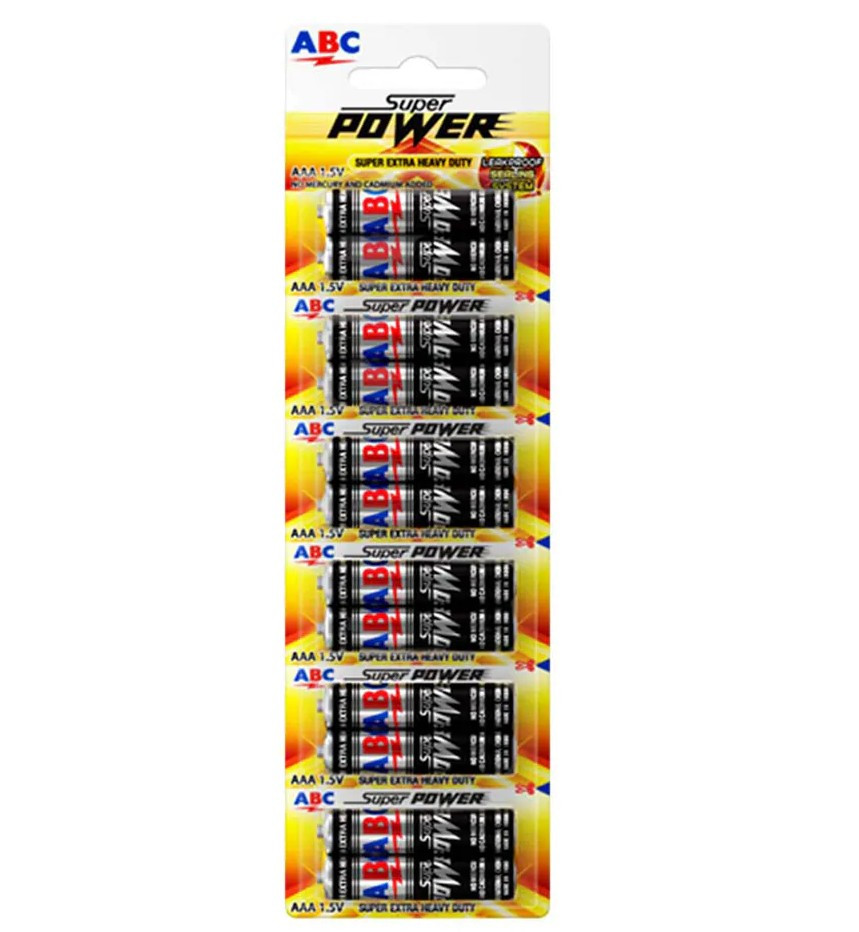 Baterai ABC Super PowerA3 (1 set isi 2 pcs)