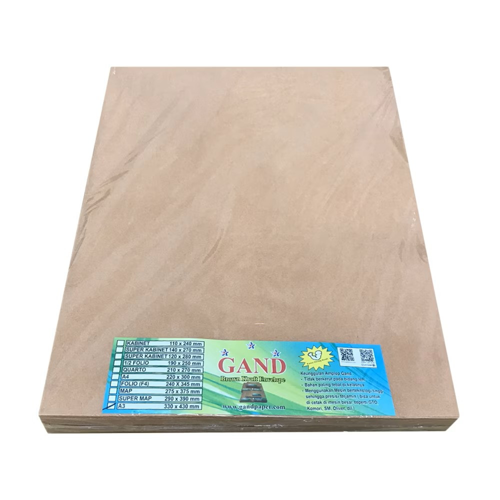Amplop Coklat Polos Ukuran A3